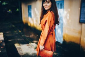 Winter Outfit Ideas to Cover the Week orange