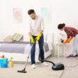 Cleaning Carpets in house